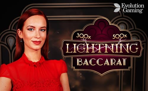 Lightning Baccarat live casino games